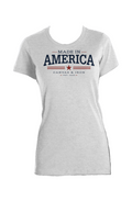 Ladies Made in USA Crew T Shirt