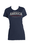 Ladies Made in USA Crew T Shirt