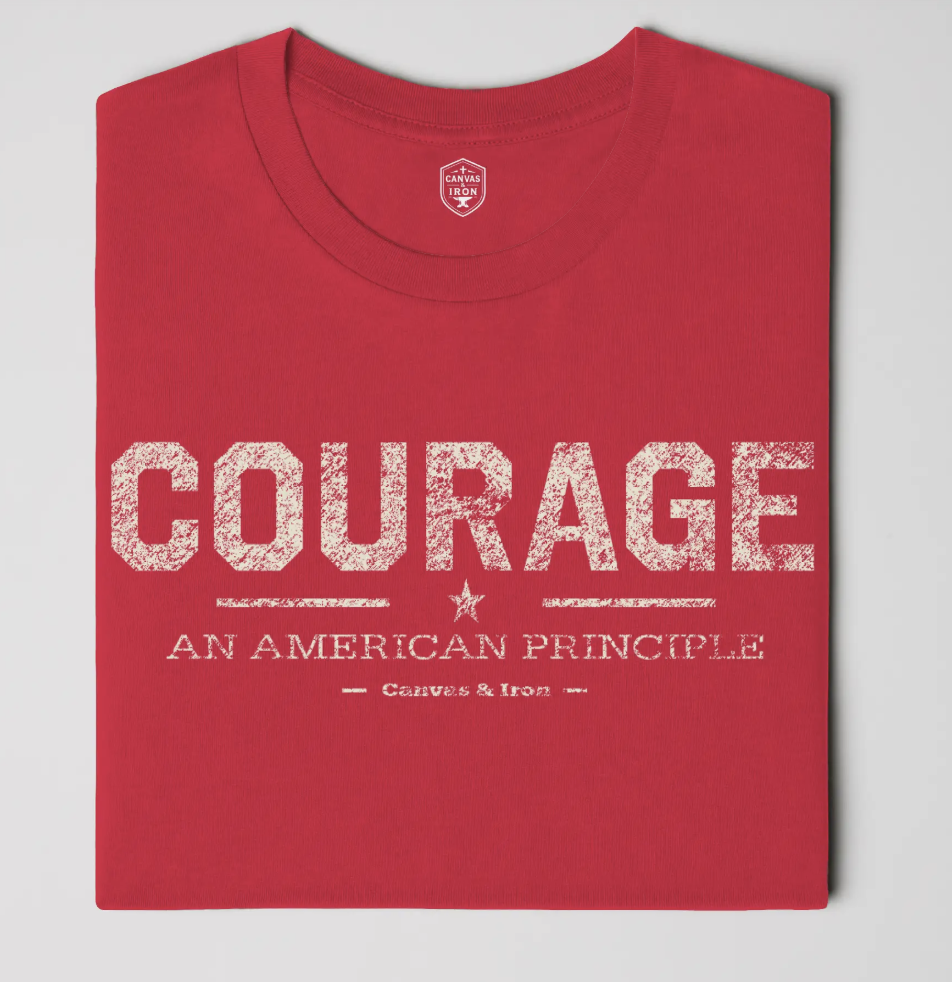 Close-up of Courage Essential front graphic