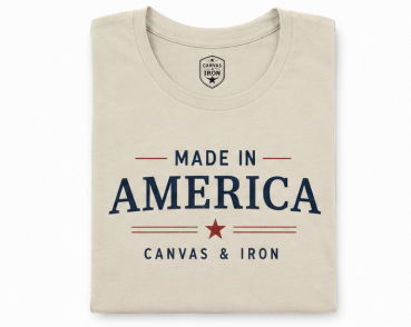 Women's Made in America - Cream Tee