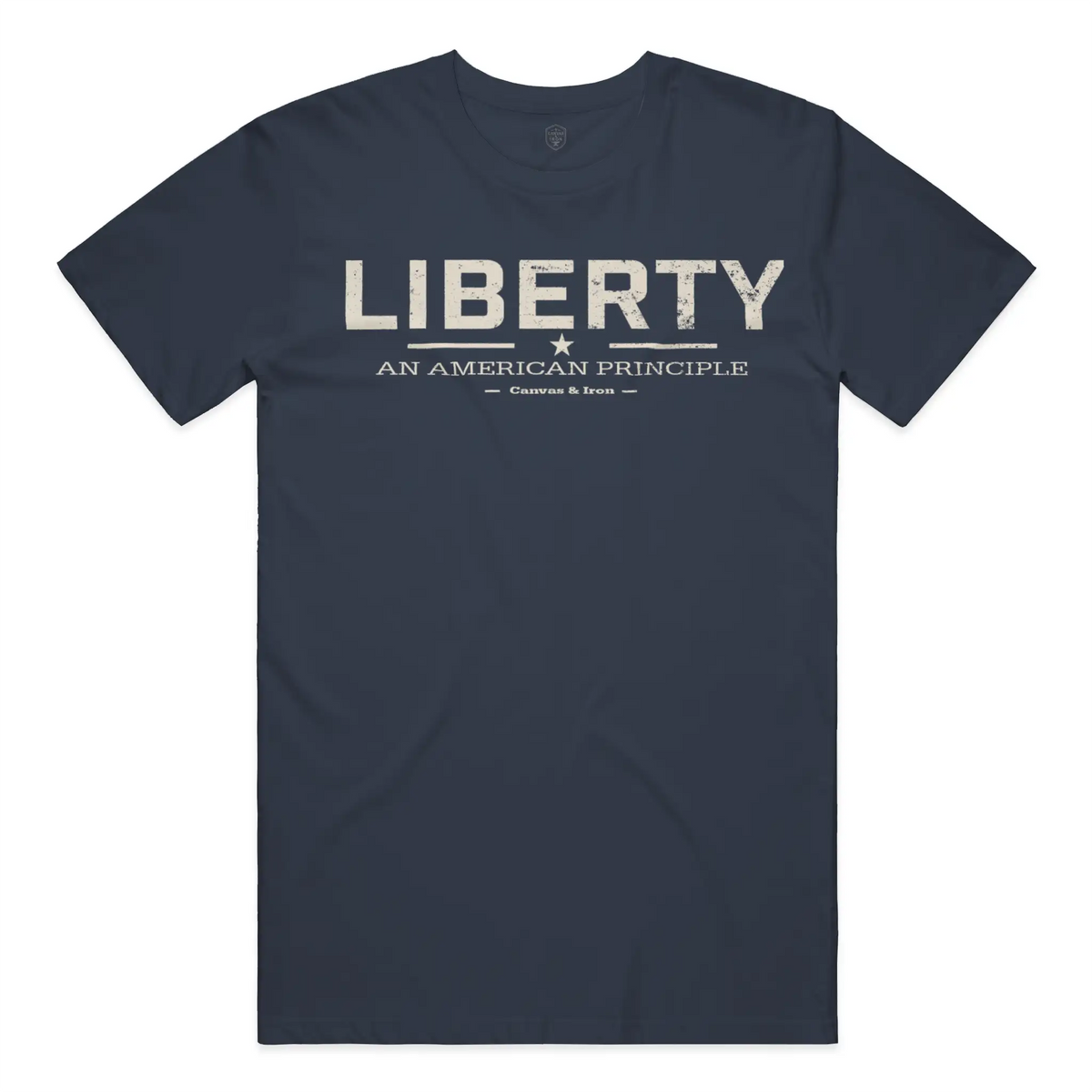 Liberty Essential T-shirt with large front Liberty graphic